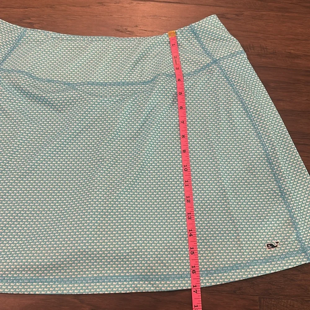 NWT Vineyard Vines Factory Whale Print Athletic Skort Sz L